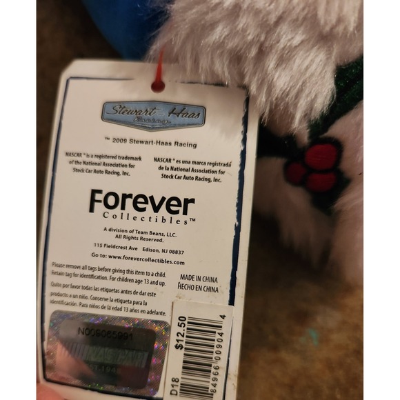 New With Tags Tony Stewart #14 NASCAR Christmas Santa Hat - Picture 3 of 4